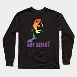 NOT SILENT – PRIDE IN SOLIDARITY by Swoot Long Sleeve T-Shirt